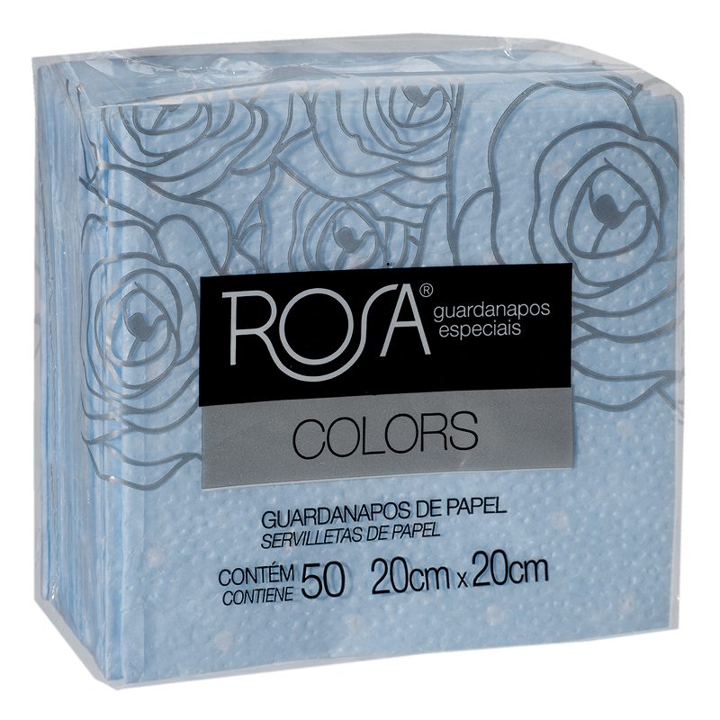 Guardanapo Rosa Colors (Azul Claro)
