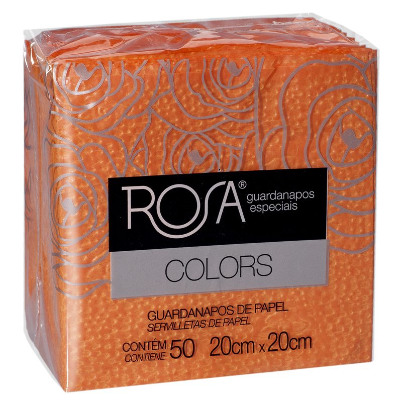 Guardanapo Rosa Colors (Laranja)