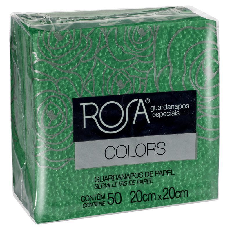 Guardanapo Rosa Colors (Verde Bandeira)
