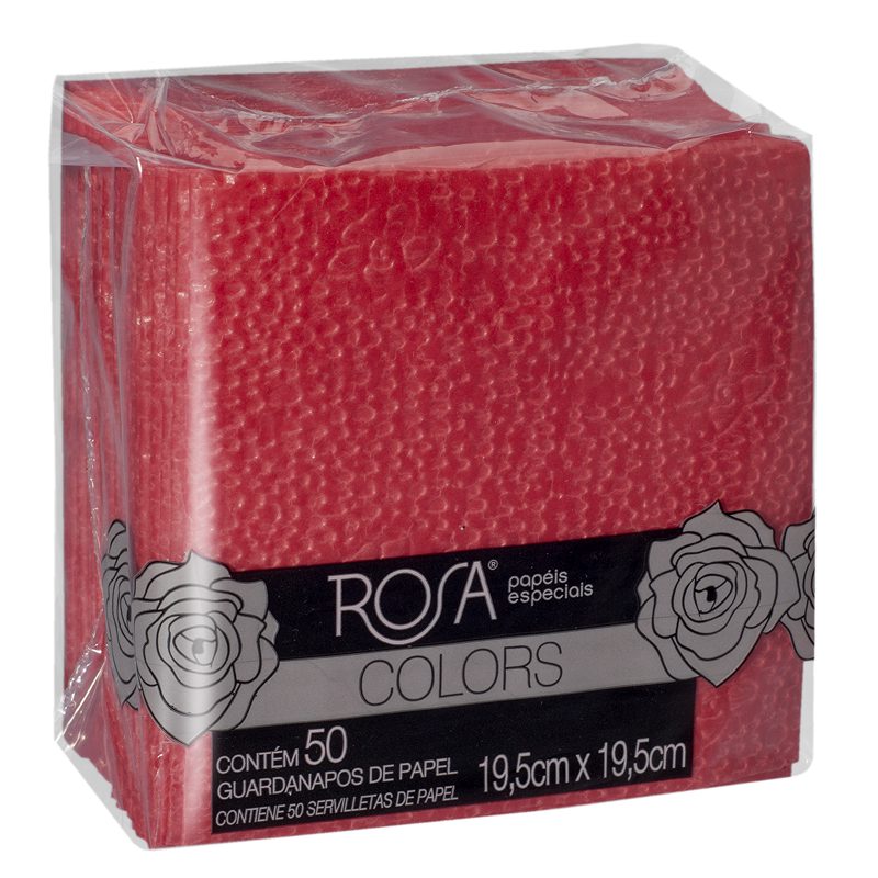 Guardanapo Rosa Colors (Vermelho)