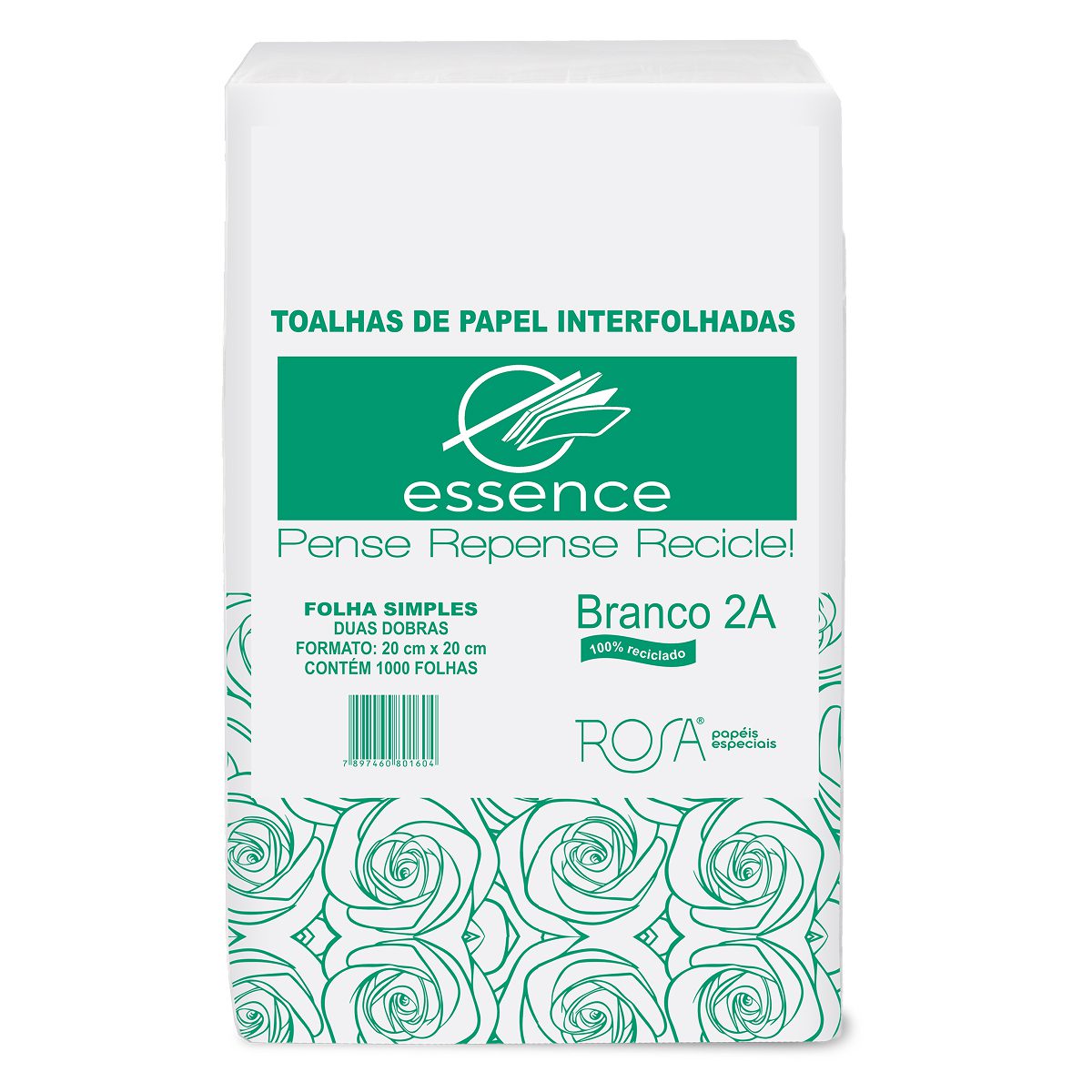 Papel Toalha Reciclado Essence BR-2A