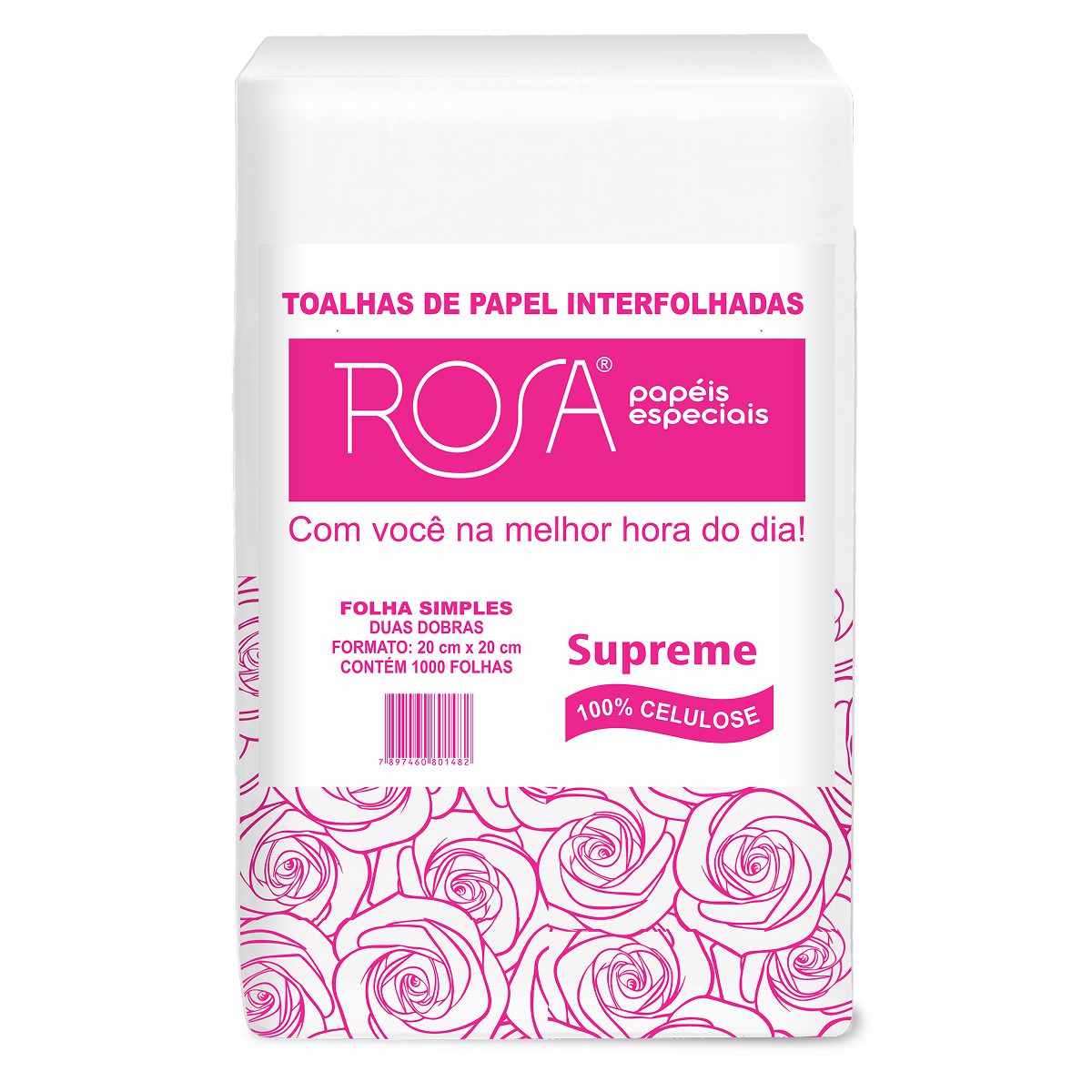 Papel Toalha Rosa Supreme