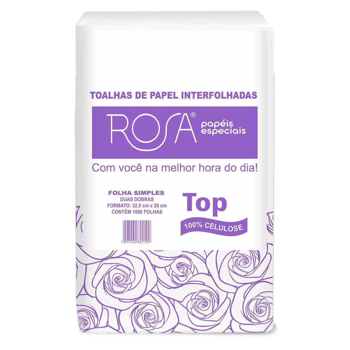 Papel Toalha Rosa Top