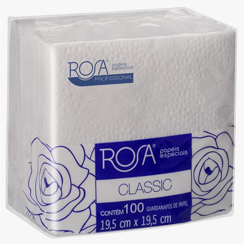 Guardanapo Rosa Classic Personalizado
